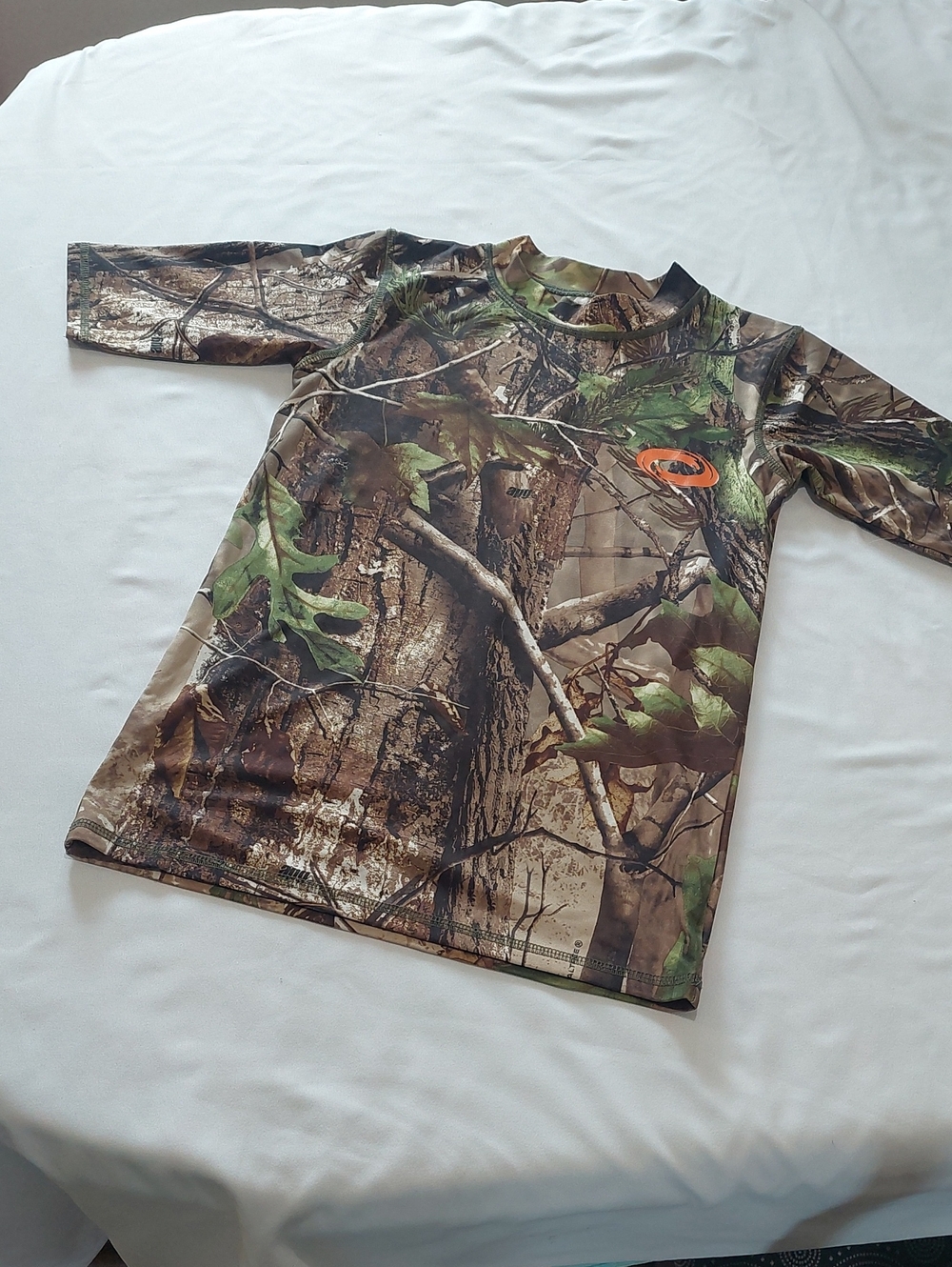 Real Tree Camo Long Sleeve Shirt - Realtree Style Brown & Green..Size 8